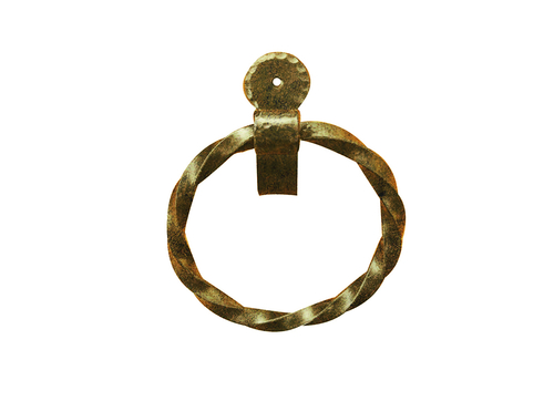 Artesano Iron Works AIW-BA001TR-NI Wall Mounted Towel Ring, Natura