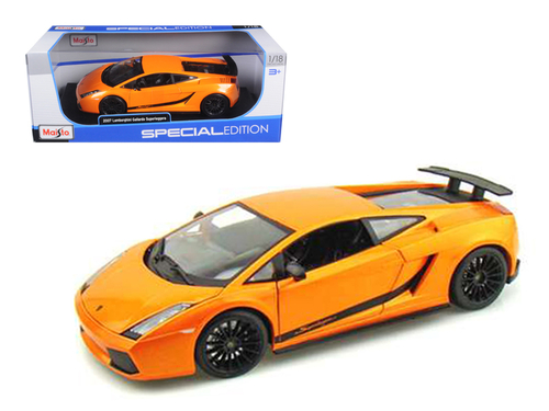 2007 Lamborghini Gallardo Superleggera Orange 1/18 Diecast Model Car