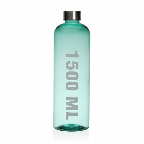 Water bottle Versa Green 1,5 L Steel polystyrene Compound 9 x 29 x 9