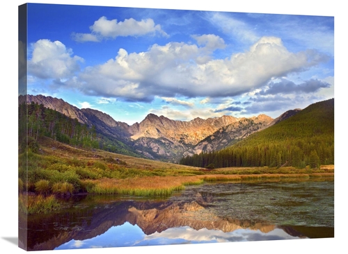 Global Gallery GCS-396011-2432-142 24 x 32 in. Mt Powell & Piney Lake&