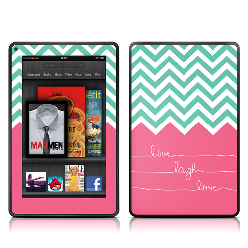 DecalGirl AKF-LIVELAUGHLOVE Kindle Fire Skin - Live Laugh Love