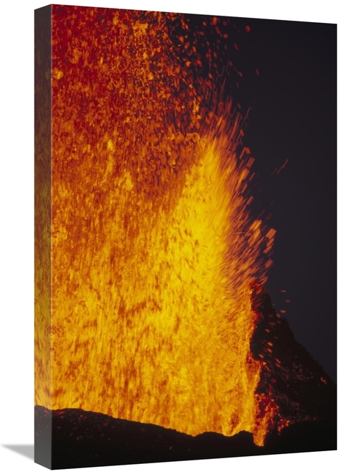 Global Gallery GCS-451143-1624-142 16 x 24 in. Lava Fountains, Feb