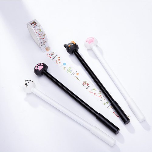 Cute Cat Claw Paw Pen Marker Rubber Neutral