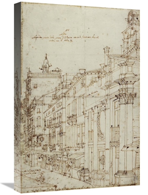 Global Gallery GCS-453957-1624-142 16 x 24 in. The Campo S. Basso - Th