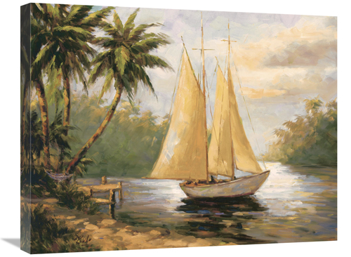 Global Gallery GCS-125267-2228-142 22 x 28 in. Setting Sail II Art Pri