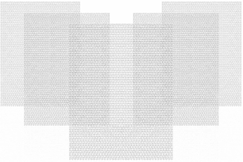 Pack of 10 Clear Bubble Out Bags 18 x 23.5 Padded Cushioned Pouches 18