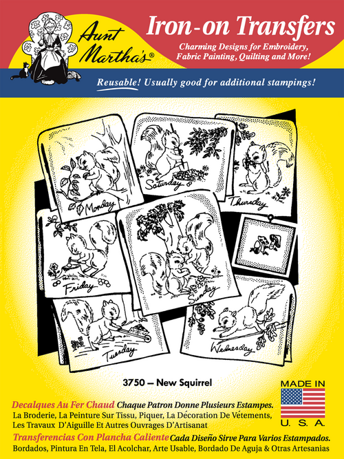 Aunt Martha's #3750 New Squirrel