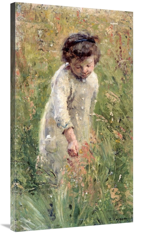 Global Gallery GCS-268666-40-142 40 in. Picking Flowers Art Print - Be