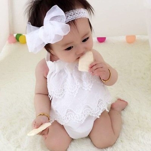 Hot sale new Newborn Baby Girl clothes summer