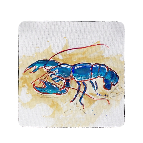 Betsy Drake CT381 Blue Lobster Coaster - Set of 4