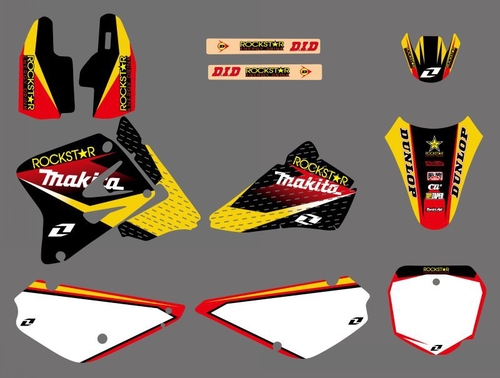 TEAM GRAPHICS & BACKGROUNDS DECALS STICKERS Kits