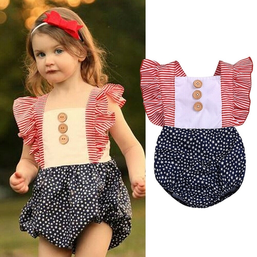 Pretty Toddler Infant Baby Girl 0 3Y Bodysuits