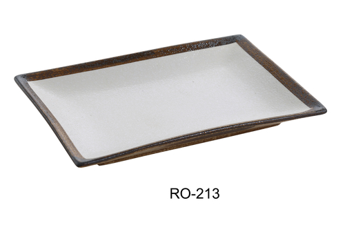 Yanco RO-213 ROCKEYE Collection 12" RECTANGULAR PLATE