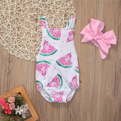 Summer Adorable Infant Baby Girls Watermelon