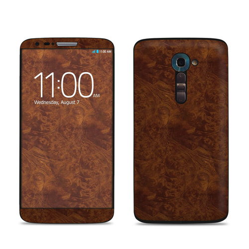 DecalGirl LGG9-DKBURL LG G2 VS980 Skin - Dark Burlwood