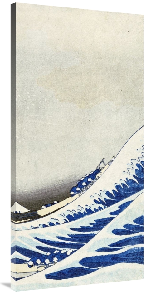 Global Gallery GCS-394149-2448-142 24 x 48 in. The Great Wave of Kanag