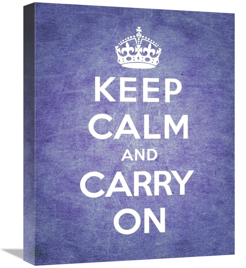 Global Gallery GCS-371959-1620-142 16 x 20 in. Keep Calm & Carry on - 