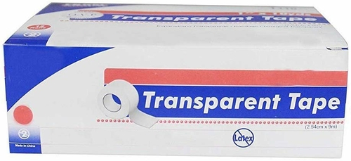 Transparent Tapes. Case of 288 Medical Tapes 1/2" x 10 yds.
