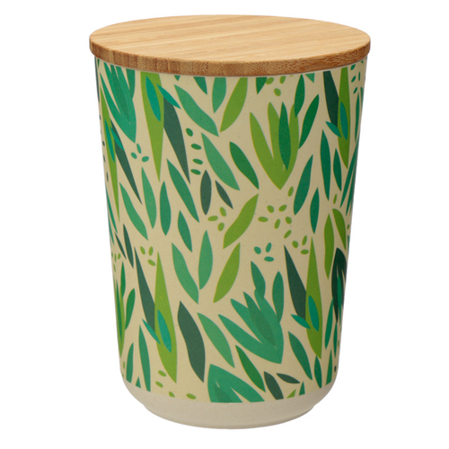 Medium Bamboo Composite Storage Jar Willow