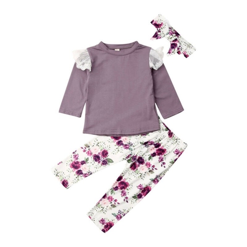 Emmababy 3PCS Autumn Winter Cute Pretty Infant