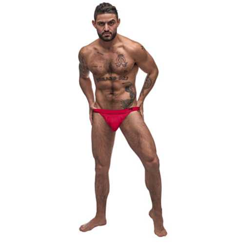 Male Power Pure Comfort Modal Bong Thong Red LX