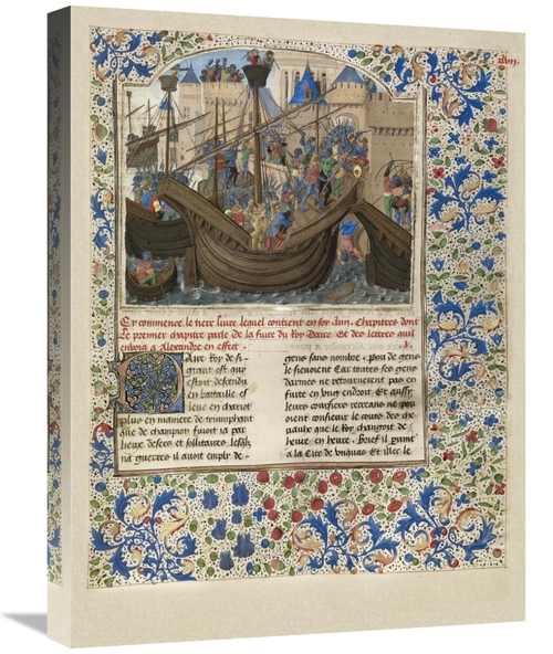 Global Gallery GCS-454762-1824-142 18 x 24 in. Alexander Attacks the C