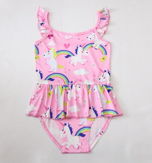 2019 Brand Kids Baby Girl Unicorn dress One piece