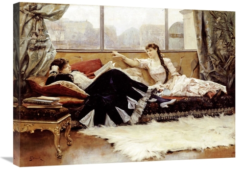 Global Gallery GCS-268557-30-142 30 in. Sarah Bernhardt & Christine Ni