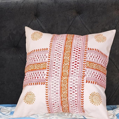 Hand Block Print Cushion Covers, Designer Decorative Hand Made Cushion