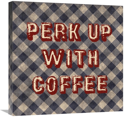 Global Gallery GCS-394019-2424-142 24 x 24 in. Perk Up with Coffee Art