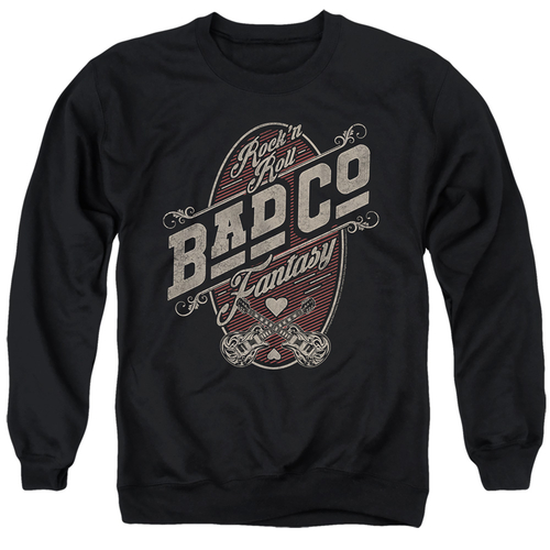 Trevco BADC109-AS-3 Bad Company & Fantasy Long Sleeve Adult Crewneck S