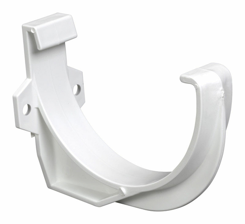 Plastmo 5005381 Classic 5 in. White Vinyl Half Round Gutter Bracket