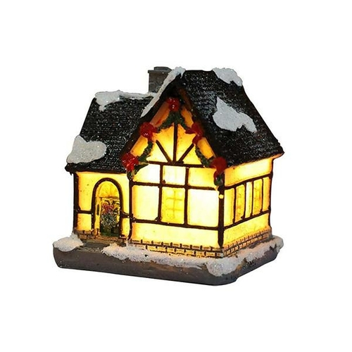 Christmas Decoration Resin Little House