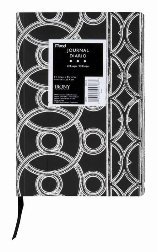 ACCO Brands 45318 8.5 x 5.75 in. Irony Flexible Journal - 112 Sheets- 