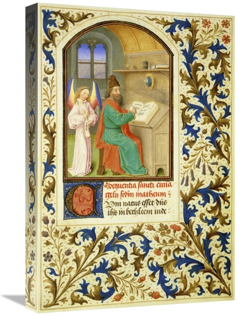 Global Gallery GCS-282420-22-142 22 in. St. Matthew - Book of Hours - 