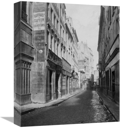 Global Gallery GCS-455103-16-142 16 in. Paris, 1865 - Rue Des Bour