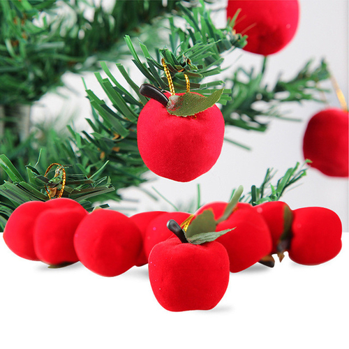 12pc Foam Balls Christmas Tree Fruit Pendant Foam