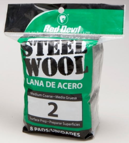 Red Devil 8 Pack NO.2 Steel Wool  0325