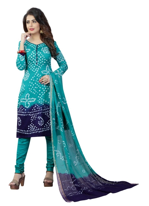 Generic Women's Satin Cotton Salwar Material