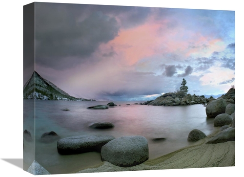 Global Gallery GCS-396158-16-142 16 in. Hidden Beach at Sunset, La