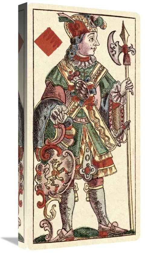 Global Gallery GCS-455067-1224-142 12 x 24 in. Knave of Diamonds - Bau