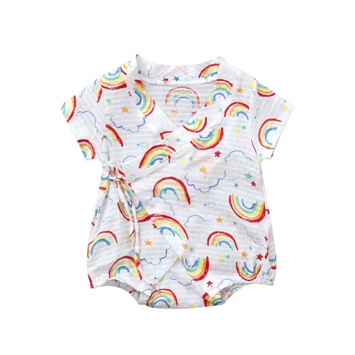 Infant Baby Girls Boys rompers Short Sleeve Cute