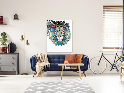 Paint by Numbers - MOSAIC LION