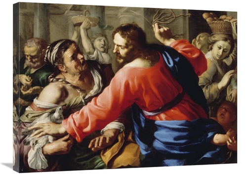 Global Gallery GCS-456149-2432-142 24 x 32 in. Christ Cleansing the Te