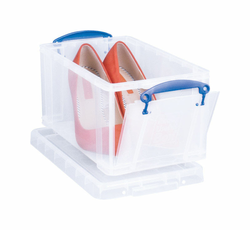 Really Useful 6663009 Stackable Clear Storage Box, 6.75 x 13.5 x 8