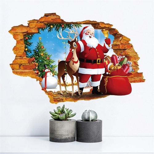 2018 Merry Christmas Household Room Wall Sticker