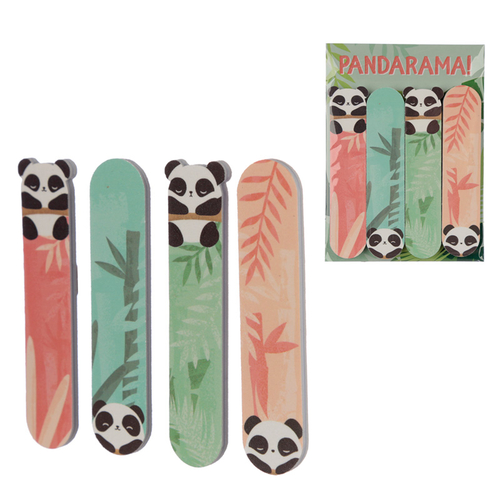 Fun Nail File Set of 4 - Panda Design