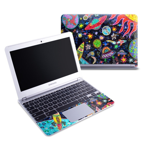 DecalGirl SCB1-OSPACE Samsung 11.6 in. Chromebook Skin - Out to Space