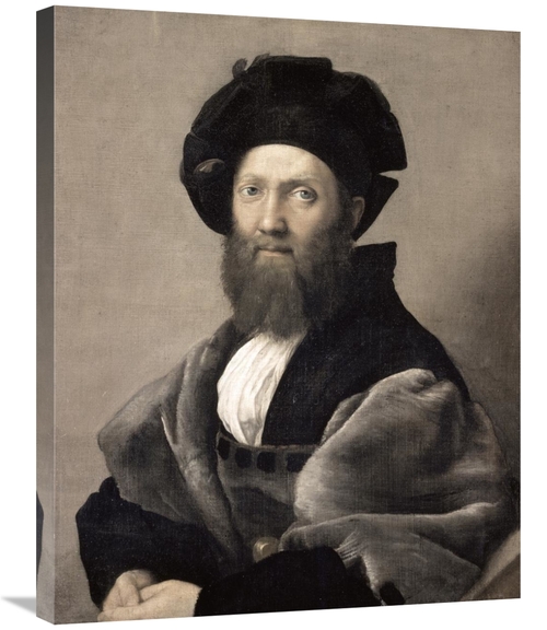 30 in. Baldassare Castiglione Art Print - Raphael