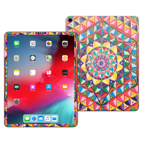 MightySkins APIPP1118-Rainbow Kaleidoscope Skin for Apple iPad Pro 11 